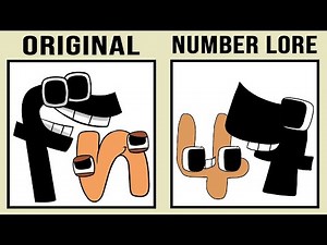 Alphabet Lore vs New Numbers Lore (by Lebert and Friends) Comparison #2