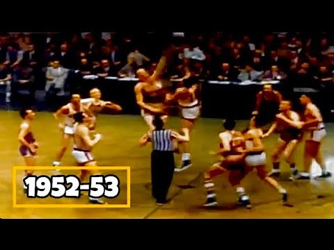 1952-53 Minneapolis Lakers Season Footage 🏀⭐️ [In Color, With Narration]