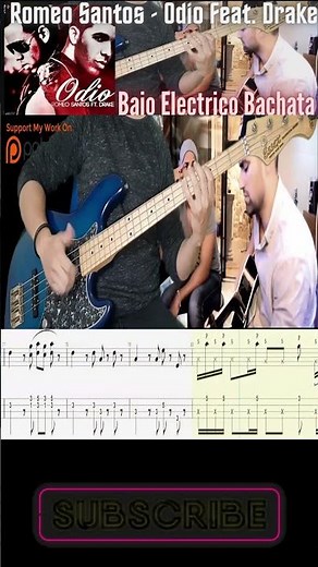 Romeo Santos - Odio Feat. Drake Bajo Electrico BACHATA