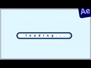 Loading Bar Animation in After Effects Tutorials