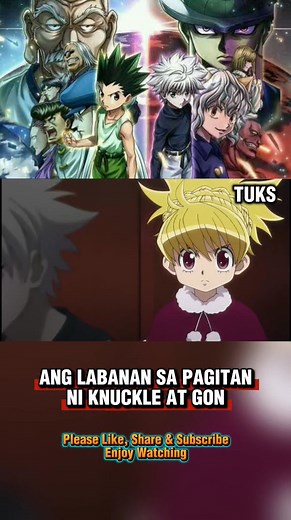 658K views · 13K reactions | Gon Vs Knuckle Hunter X Hunter #animeclips #hunterXhunter | TUKS | Facebook