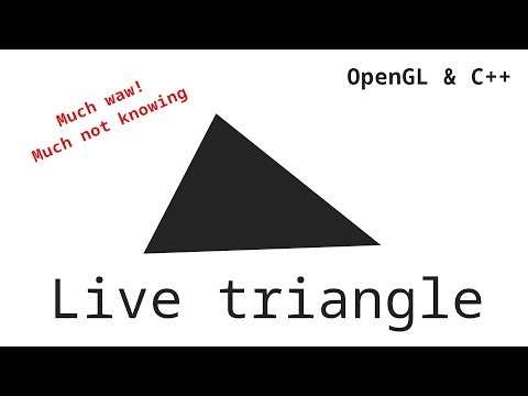 Noob builds triangle - GLFW & C++
