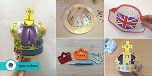 King Charles III Coronation Crown Crafts Pack