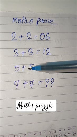 Maths puzzle 🤔⁉️ #maths #brainmasti #mathstricks #braintestsolution #reasoning #mathmagic