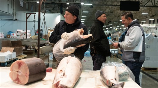 We accompanied a local fishmonger to the new Fulton Fish Market. Here's what we found