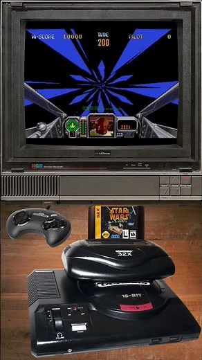 Star Wars Arcade 1994 - Sega Genesis 32X - Retro Gaming