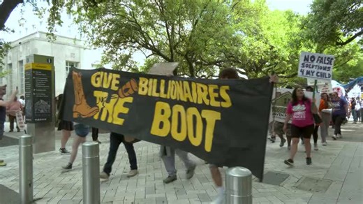 Hundreds protest fossil fuels at CERAWeek energy conference