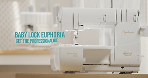 ✨ Meet Your Sewing Sidekick: The Baby Lock Euphoria! Looking to take your finishing game to the next level? The Baby Lock Euphoria Coverstitch machine is the perfect match for your Baby Lock four-thread serger or sewing machine. Whether you're working on activewear, garments, or home décor, this machine delivers professional finishes every time. Choose from: ✔️ Triple ✔️ Wide ✔️ Narrow Cover Stitch ✔️ Chain Stitch Even the trickiest fabrics are no match for the Euphoria — it handles them with ea