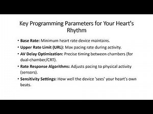 Pacemakers and Heart Failure: An Overview of Optimal Management, Patient Safety, and... (key points)