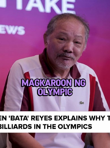 Efren Reyes Talks Billiards in the Olympics | Exclusive Interview Highlights