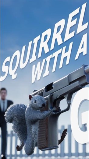 Squirrel With A Gun Menu Music Slaps! #gaming #funny #squirrel #amazing