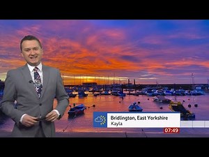 Weather sunrises and laughs with Matt from across the UK - BBC weather - 19th February 2021