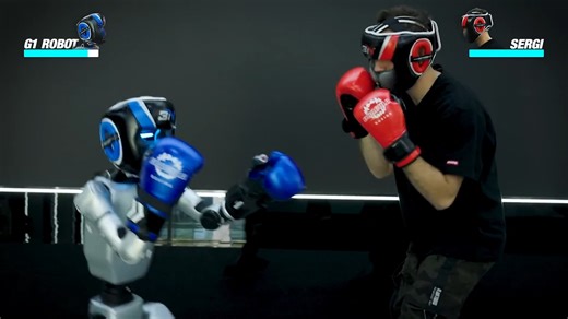 Chinese Humanoid Robot Wins Boxing Match Against Human