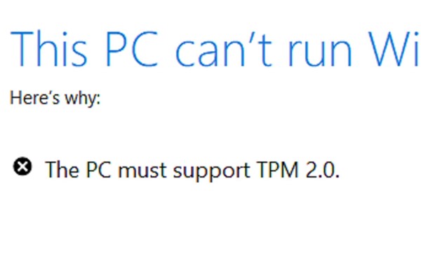 安装Windows11提示缺少TPM2.0最简单的解决办法