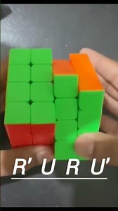 A simple algorithm we can use in solved Rubik's cube.