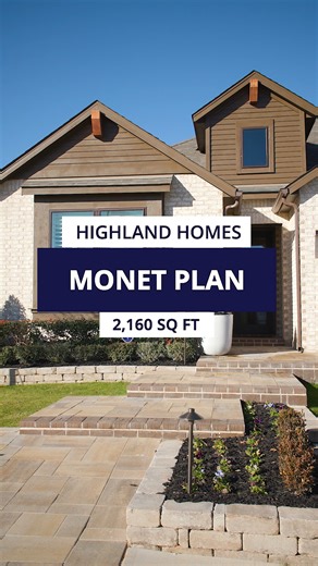 Explore our new Monet home design in the Meyer Ranch community. #highlandhomestx #hhplanmonet | Highland Homes