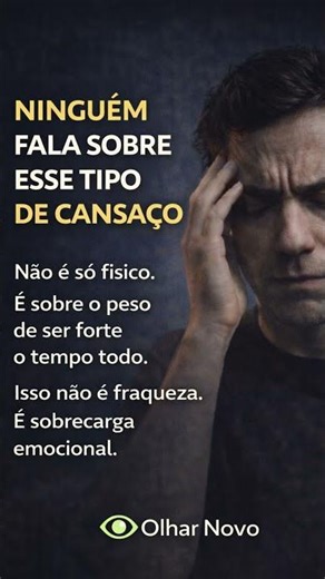 Ninguém fala sobre esse tipo de cansaço
