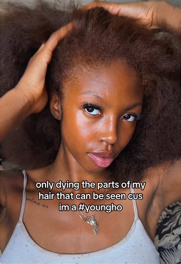 work smarter not harder🙏🏾 #naturalhair #hairdye #youngho #haircare #summerhair