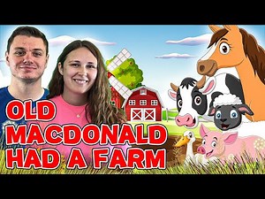 Old MacDonald Had A Farm | Nursery Rhymes | Sign Language | Animal Sounds | Farm Animals | Kids Song