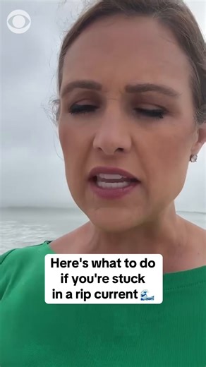 27K views · 148 reactions | Hurricane Erin is threatening rip currents and possible flooding on the East Coast as it moves north. Here's what the National Weather Service says to do if you get caught in a rip current. https://cbsn.ws/3JoR9az | CBS News | Facebook