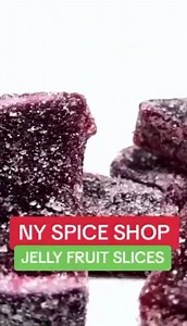 NY Spice Shop Black Cherry Fruit Slices - 8 Ounce Citrus Chewy Fruits Slices Jelly Candy - Old Fashioned Cherries Gummies Bulk Candy - Gummies Fruits Snack For Holiday Snacking & Gifting