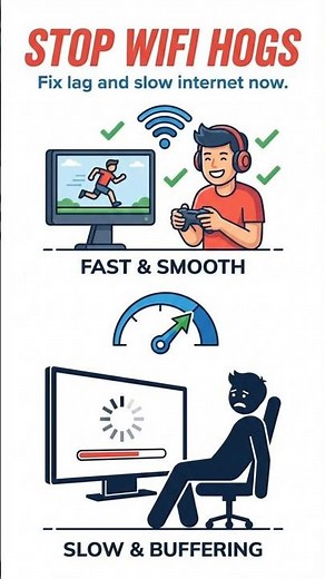 How to Limit WiFi Speed for Others 📉 (Stop Lag Fast!) #shorts