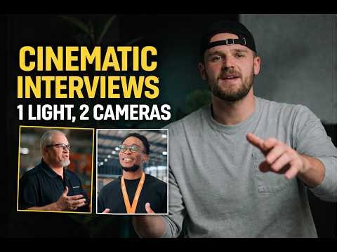 How to Light Cinematic Interviews with ONE Light (Pro Results)