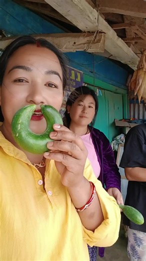 Fun Cucumber Display by Friends in Rustic Setting