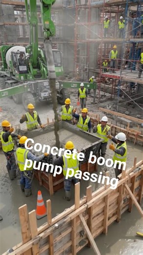 Boom Pump se Concrete Casting | Fast & Strong Construction Work 🚧 #boompump #machine #concretework