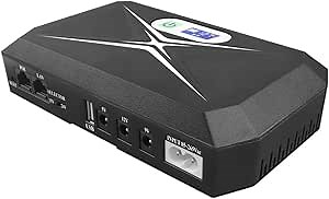 Mini UPS for WiFi Router,Supports DC 5V/9V/12V