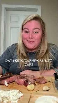 Day one starting low carb/carnivore/keto