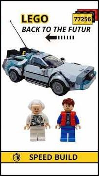 LEGO Back to the Future Delorean Time Machine 77256 Speed Build #legoshorts
