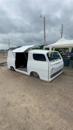 Bagged & Twin Turbo Chevy Van at The 50th Van Nationals #sickslammedtrucks #twinturbo #vannationals | SICK Slammed Trucks