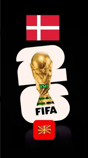 Danmark Trækker Nordmakedonien til VM 2026 Playoff! #fodbold #danmark #vm
