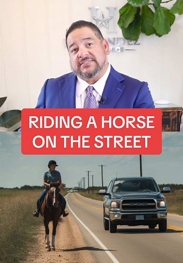 Is It Legal to Ride a Horse on Texas Streets?