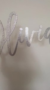 Custom Acrylic Glitter Name Sign | Nursery Name Sign | Personalized Name Sign | Glitter Name | Glitter | Multiple Fonts| Baby Name Wall Art - Etsy