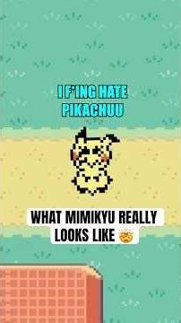 How Mimikyu looks under his mask 😂 #pokemon #shorts