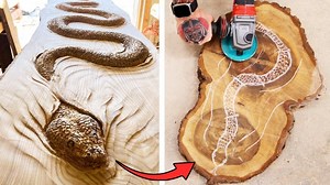 6.7K views · 33 reactions | Impossible Animal Carving Table | Jonny Builds | Facebook
