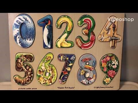 Counting Numbers Puzzle - Educational Video for Kids #numberpuzzle