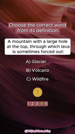 Choose the correct word from definition