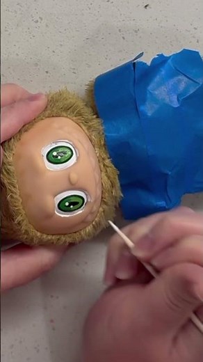 Custom Labubu Prep Tutorial #tutorial #custom #project #diy #art #fnaf #fivenightsatfreddys #shorts