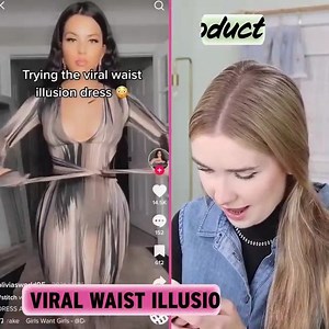 7.8K views · 89 reactions | I Tried On the Viral Illusion Dress!  | Mia Maples | Facebook