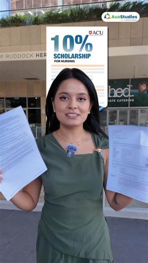📢 Study Bachelor of Nursing at ACU with 10% scholarship in Feb 2026. For more info, Please contact us at: 📍Aus Studies Sydney City Branch 📍Aus Studies Parramatta Branch 📍Aus Studies Brisbane Branch 📍Aus Studies Canberra Branch 📞 Mohan (SYD): 0430 656 677 📞Bikram (SYD): 0416 599 344 📞Anubhav (SYD): 0415 823 011 📞Mausham (SYD): 0415 916 768 📞Ganesh (BRIS): 0426 688 918 📞Shree (CAN): 0433 933 954 #nursingscholarship #ausstudiessydney | AusStudies - Sydney & Parramatta