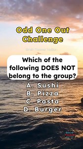 121K views · 1.8K reactions | Odd One Out Challenge 126 #brainteaser #oddoneout #logic #iqtest #braintest | Brain Teaser Nation | Facebook