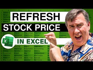 Excel - Introducing: Free Stock Quotes In Excel - Episode 2265