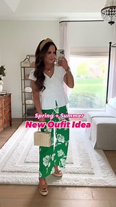 New outfit idea for spring and summer! 🛍️ Comment OUTFIT LINKS below! These pants and so cute and comfy! This $16 tops comes in 3 colors {wearing size S}. These shoes are from @walmart too! 🌸 | The DoubleTake Girls