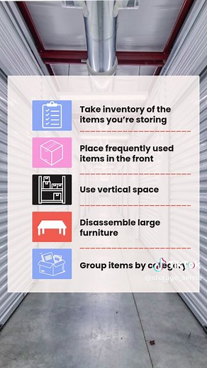 📦 Ready to pack your storage unit like a pro? 💪 Check out our expert tips to help you maximize space, stay organized, and keep your belongings protected. Rent your unit online today and start storing smarter! #StorageMadeEasy #OrganizedLiving #SelfStorage