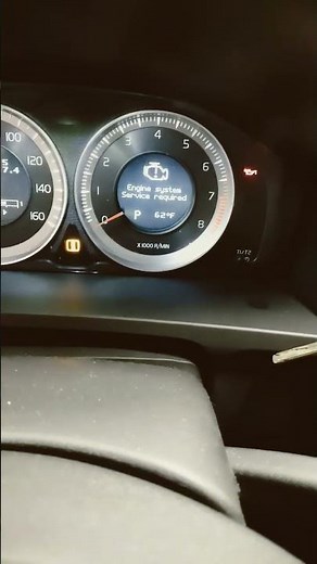 What is this engine system service required message on my 2012 Volvo with no cel?