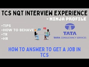 TCS NQT interview experience | How to attend TCS interview | TCS NINJA