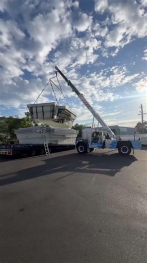 4.9K views · 31 reactions | NSW load has arrived! Check out some of the behind the scenes action in transporting our fibreglass pools, ready to be delivered to their new owners. ️ Leisure Pools Sydney #fibreglasspools #swimmingpools #fiberglasspools #swimmingpoolideas #poollandscaping #backyardpools #leisurepools #leisurepoolsau #leisurepoolsnz | Leisure Pools | Facebook